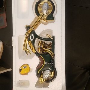 Bradford Exchange Greenbay Packers xlv Motor Cycle Memorabilia